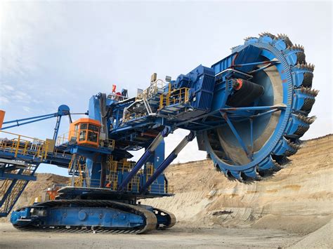 smallest bucket wheel excavator